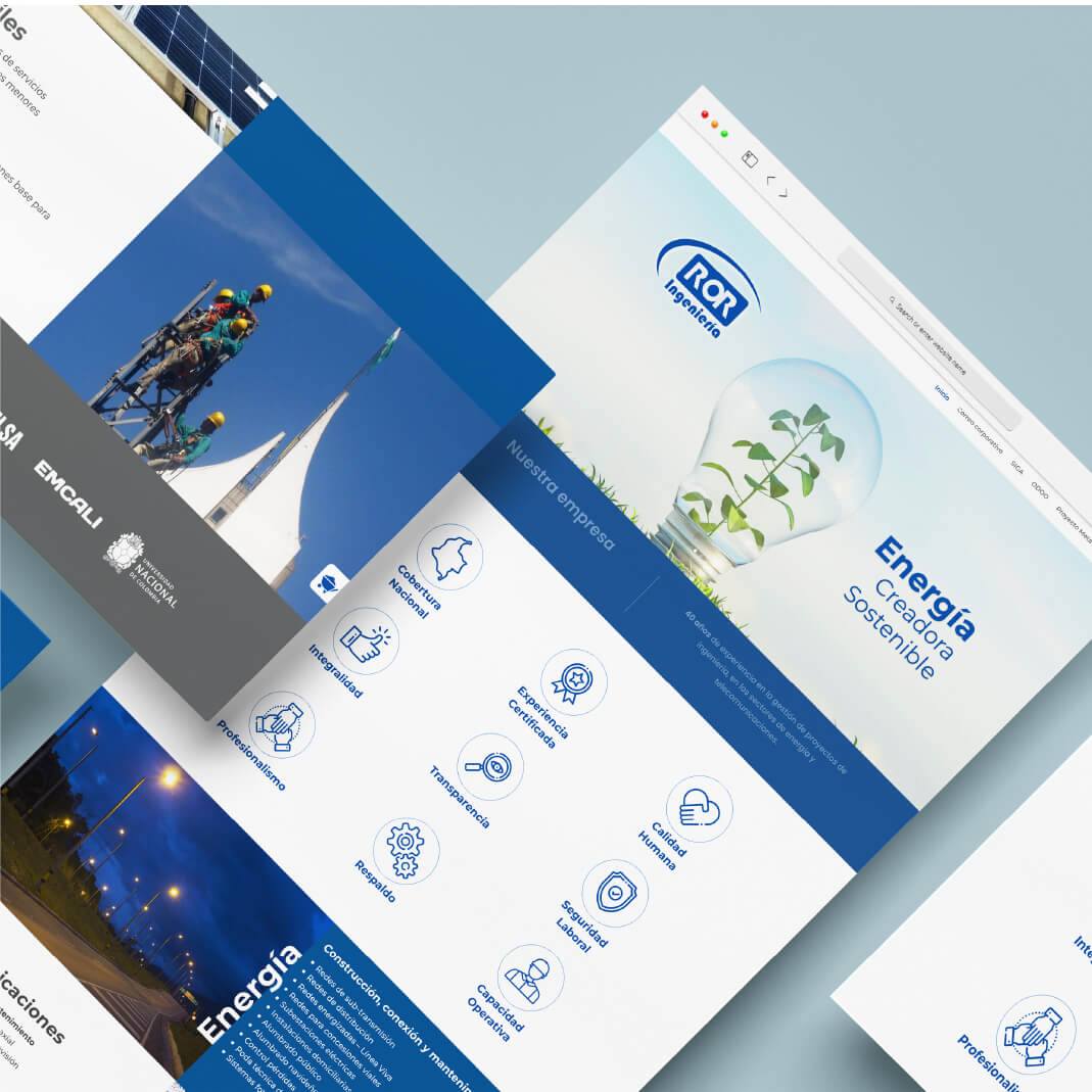 diseño web y desarrollo de sitios web