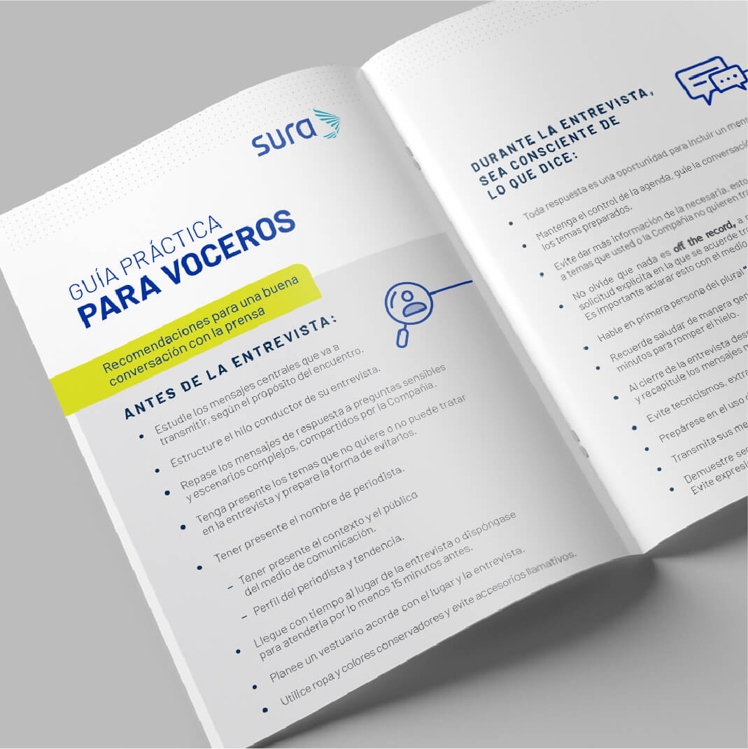Cartilla Guía practica para vocero - Sura