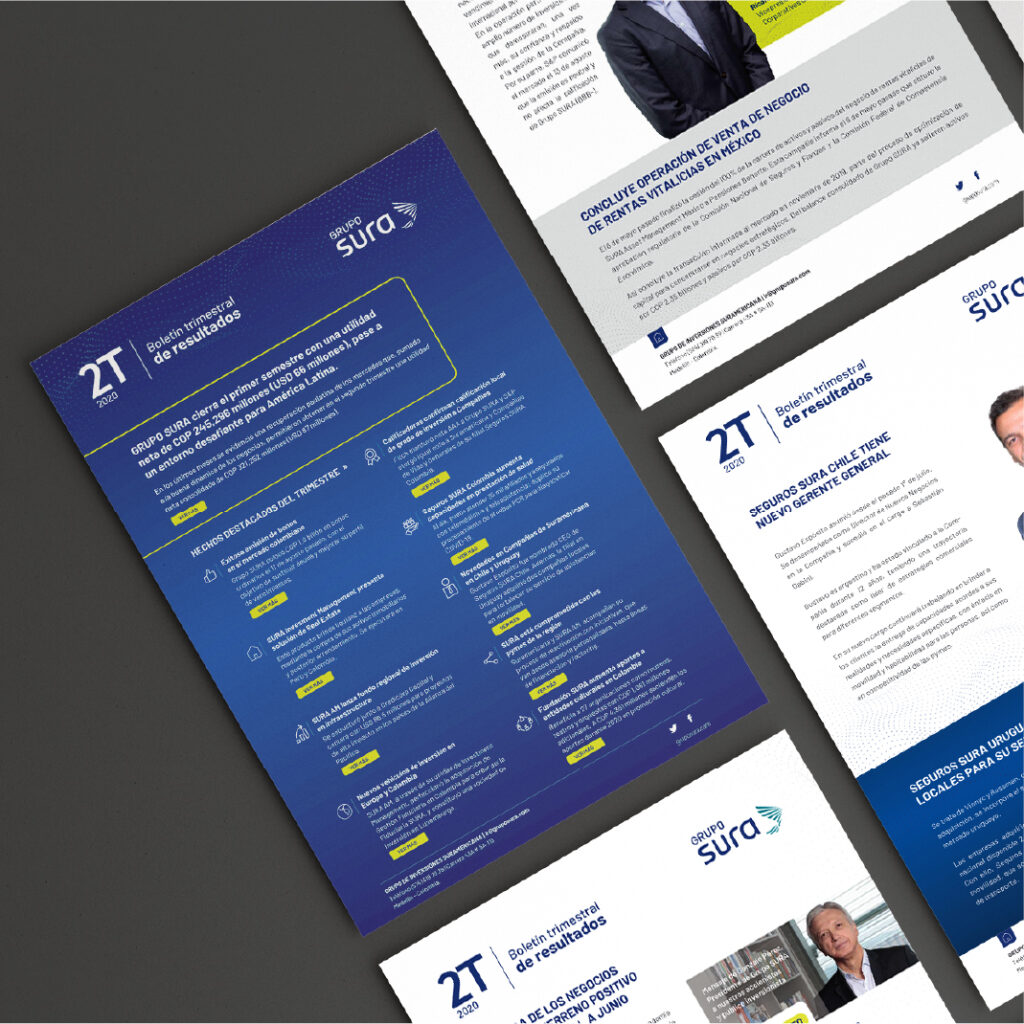 Diseño corporativo Boletin de resultados 2020 - Sura